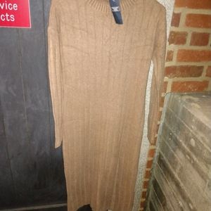 Easy fitting midi sweaterdress